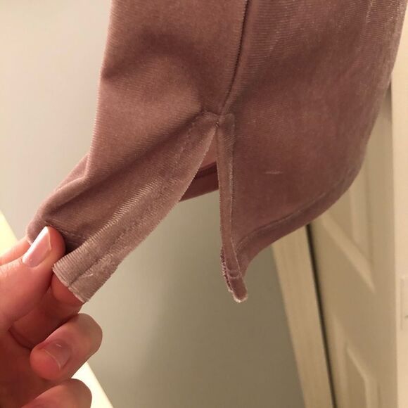 OLD Navy Pink Suede Shirt - S - Picture 4 of 5